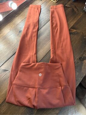 lululemon athletica Rust Orange High-Rise Leggings